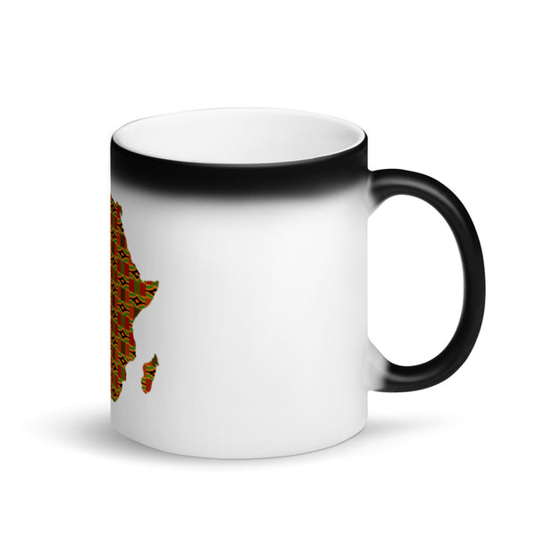 African Map Magic Mug