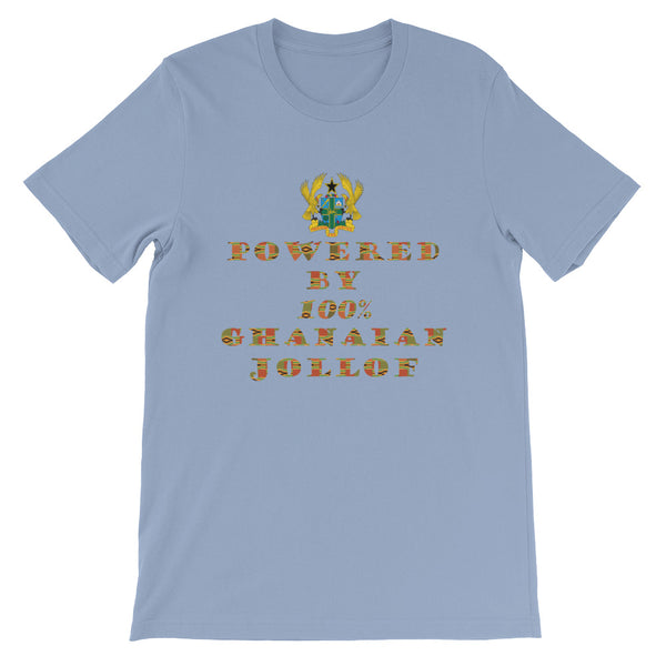 Powered by Ghanaian Jollof Unisex T-Shirt