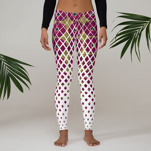 Ankara Square Scatter Leggings