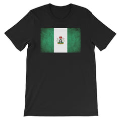Nigerian Flag with Coat of Arms Short-Sleeve Unisex T-Shirt