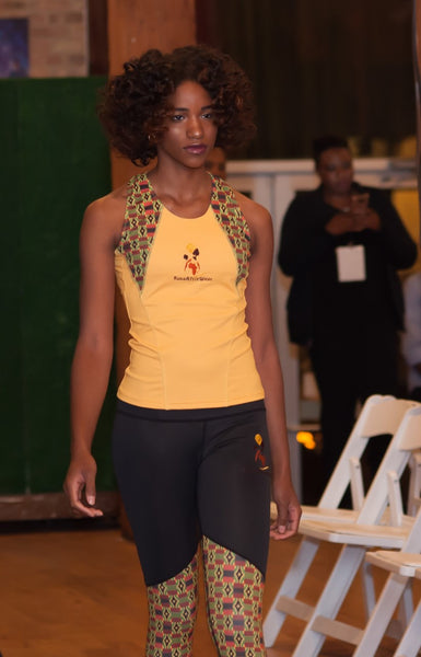 Women active wear Kente top