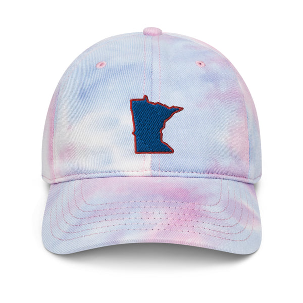 RuvaAfricWear Minnesota Map Tie dye hat