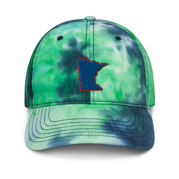 RuvaAfricWear Minnesota Map Tie dye hat