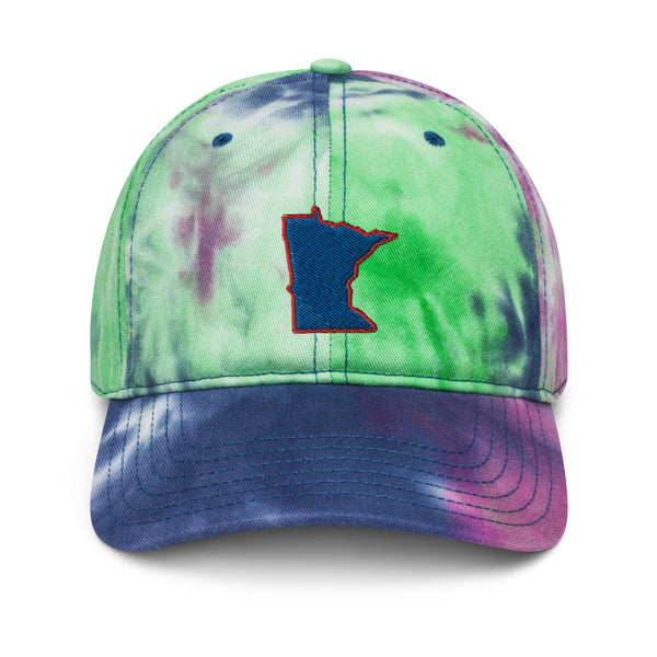 RuvaAfricWear Minnesota Map Tie dye hat