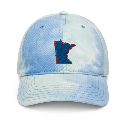 RuvaAfricWear Minnesota Map Tie dye hat