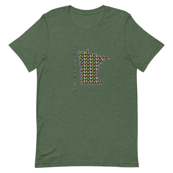 Minnesota Zulu Beads & Mud Cloth Short-Sleeve Unisex T-Shirt