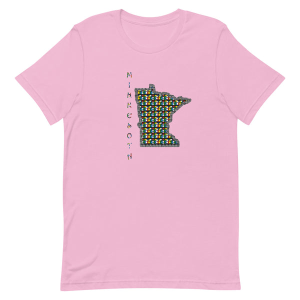 Minnesota Zulu Beads & Mud Cloth Short-Sleeve Unisex T-Shirt