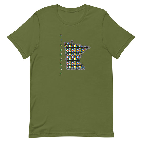 Minnesota Zulu Beads & Mud Cloth Short-Sleeve Unisex T-Shirt