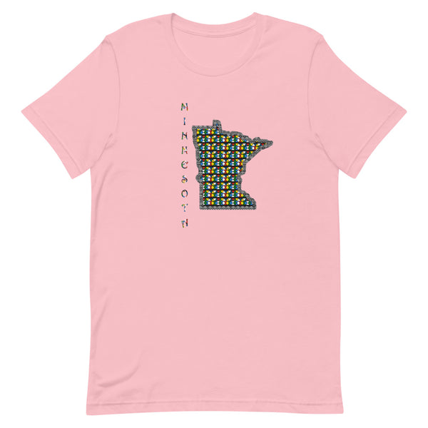 Minnesota Zulu Beads & Mud Cloth Short-Sleeve Unisex T-Shirt