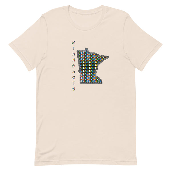 Minnesota Zulu Beads & Mud Cloth Short-Sleeve Unisex T-Shirt