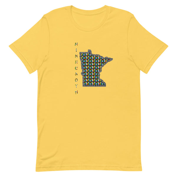 Minnesota Zulu Beads & Mud Cloth Short-Sleeve Unisex T-Shirt